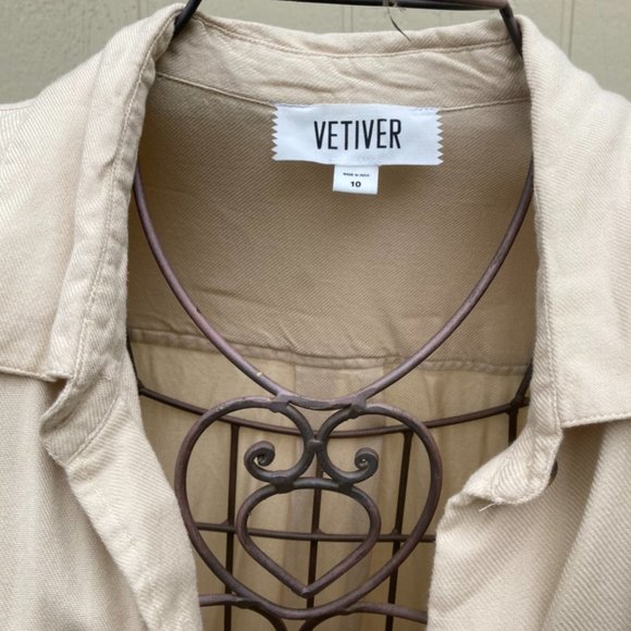 Vetiver Cream Button Up Maxi Dress - Picture 3 of 11